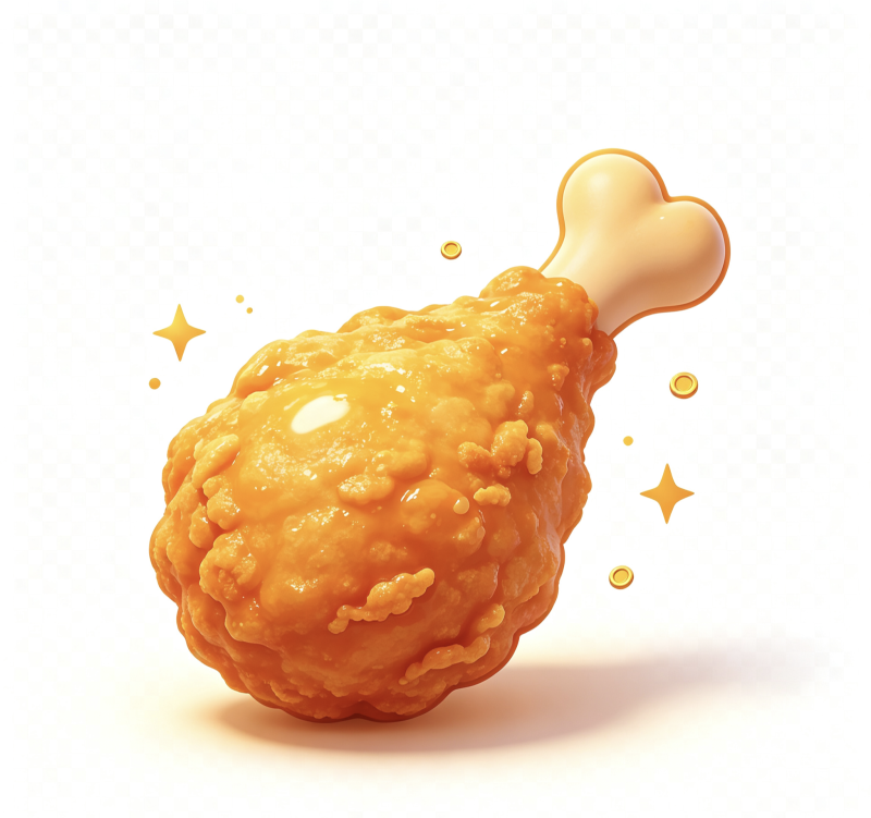 投喂一个鸡腿